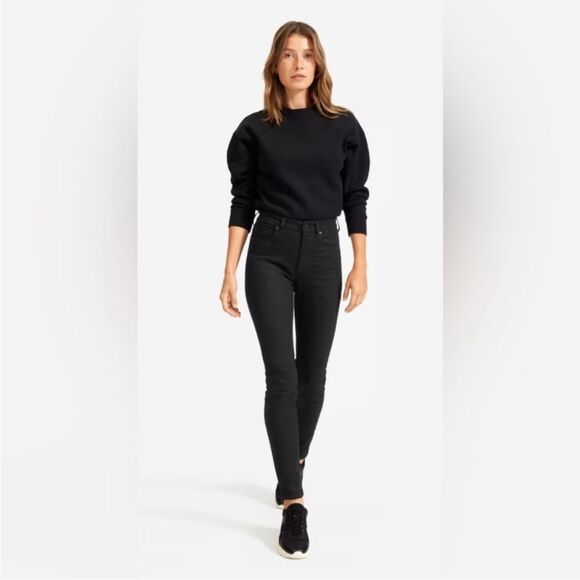 NWT Everlane The Curvy High Rise Skinny Jean in Black | 27 - Picture 1 of 8